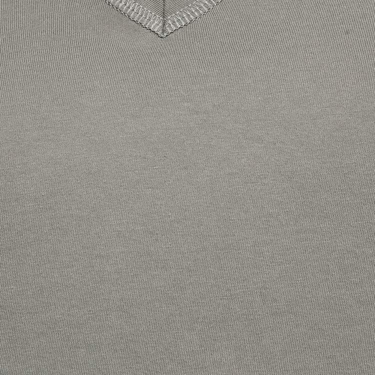 Pre Owned Dolce & Gabbana Underwear Grey Cotton V Neck Short Sleeve T-Shirt L