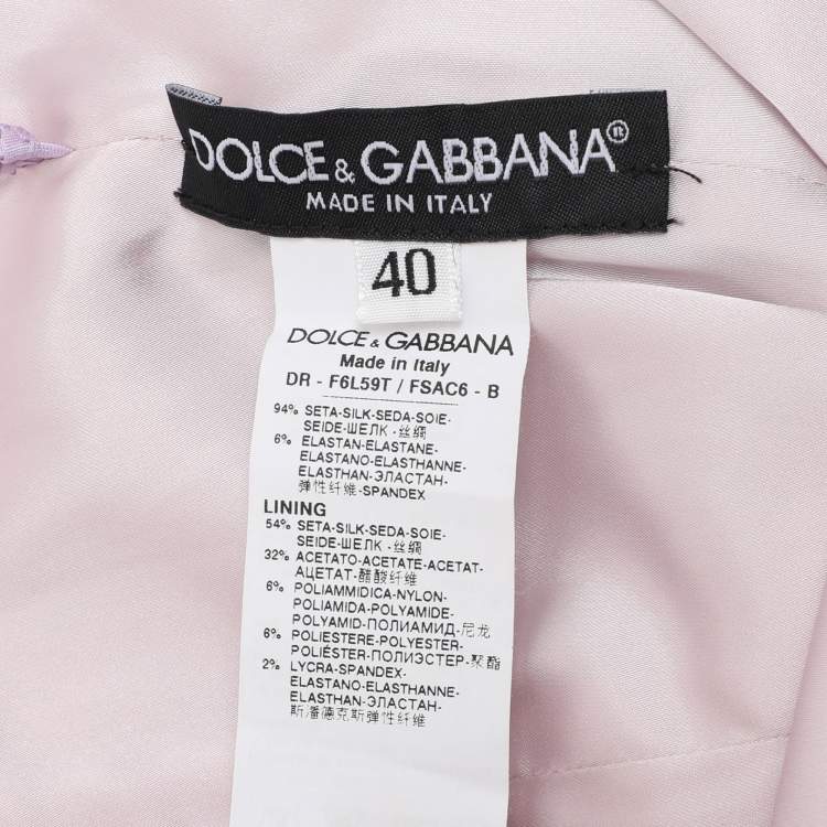 مملوكة مسبقًا Dolce & Gabbana Multicolor Floral Print Silk Blend Maxi Dress S
