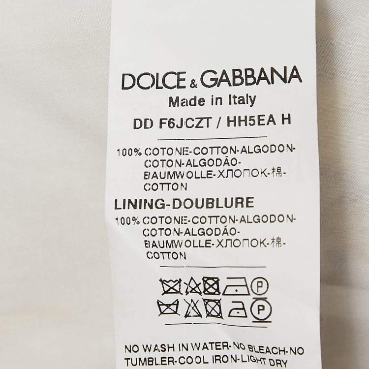 Pre Owned Dolce & Gabbana Yellow/White Majolica Print Poplin Halter Neck Midi Dress XS