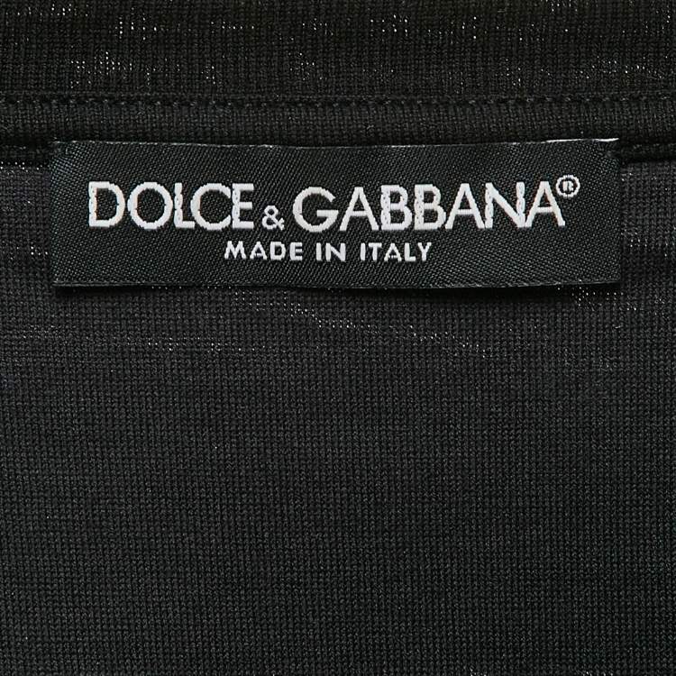 Pre Owned Dolce & Gabbana Black DGCOOL Print Jersey Sleeveless T-Shirt S
