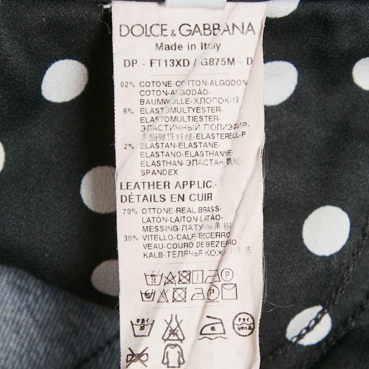 Pre Owned Dolce & Gabbana Blue Denim Kate Jeans M Waist 30"