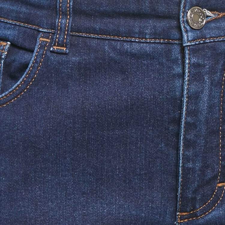 Pre Owned Dolce & Gabbana Blue Denim Kate Jeans M Waist 30"