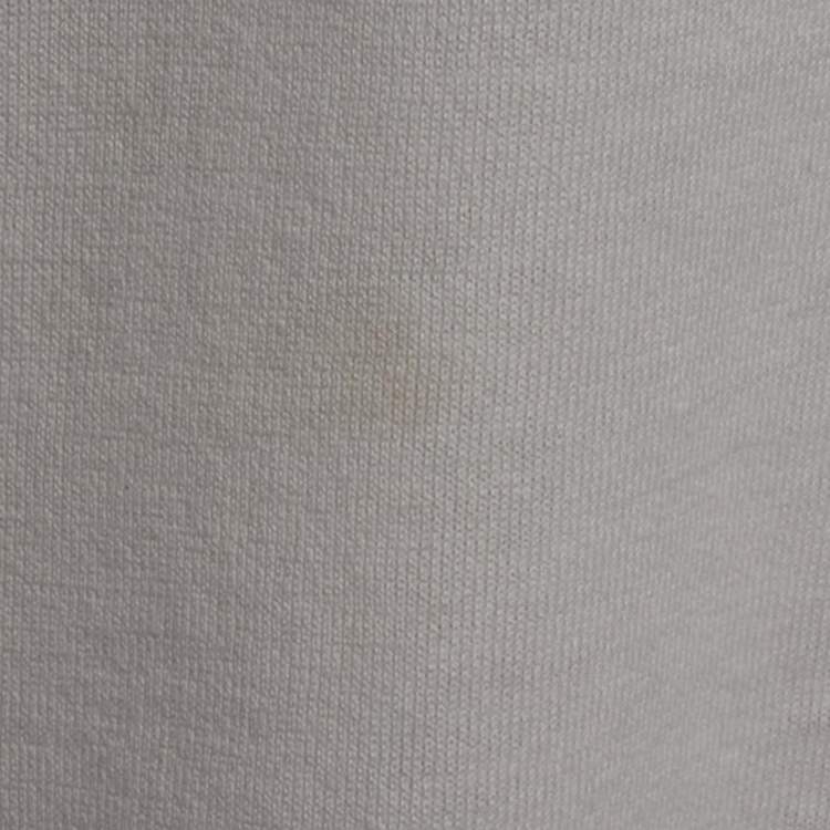 Pre Owned Dolce & Gabbana White Logo Print Cotton Crew Neck T-Shirt S