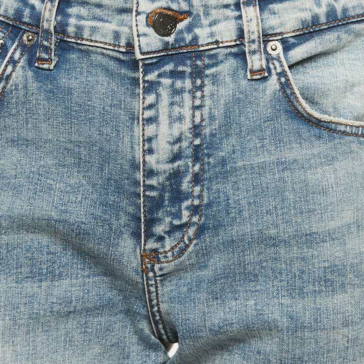 Pre Owned Dolce & Gabbana Blue Denim Slim Fit Jeans M