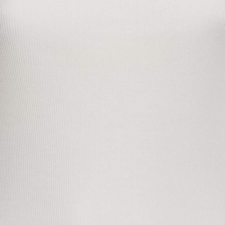 Pre Owned Dolce & Gabbana White Cotton Tank Top S 