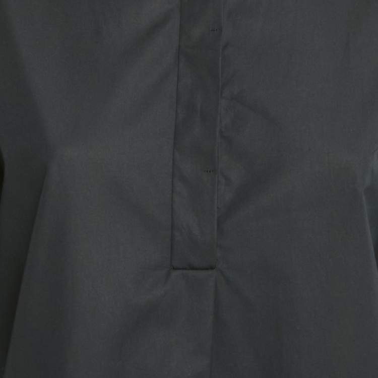 Pre Owned Dolce & Gabbana Black Cotton Oversize Tunic S 