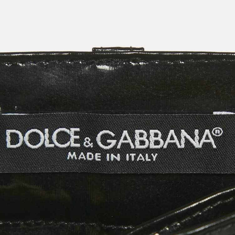 Pre Owned Dolce & Gabbana Black Synthetic Slim Fit Pants XS