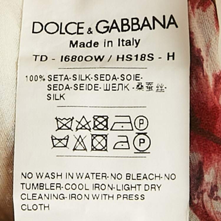 Pre Owned Dolce & Gabbana White Seashell Print Sheer Loose Fit Mini Dress S