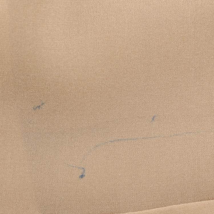 Pre Owned Dolce & Gabbana Beige Chiffon Maxi Skirt M