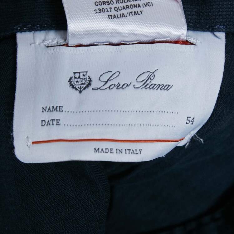 Pre Owned Dolce & Gabbana Blue Cotton Formal Trousers XXL