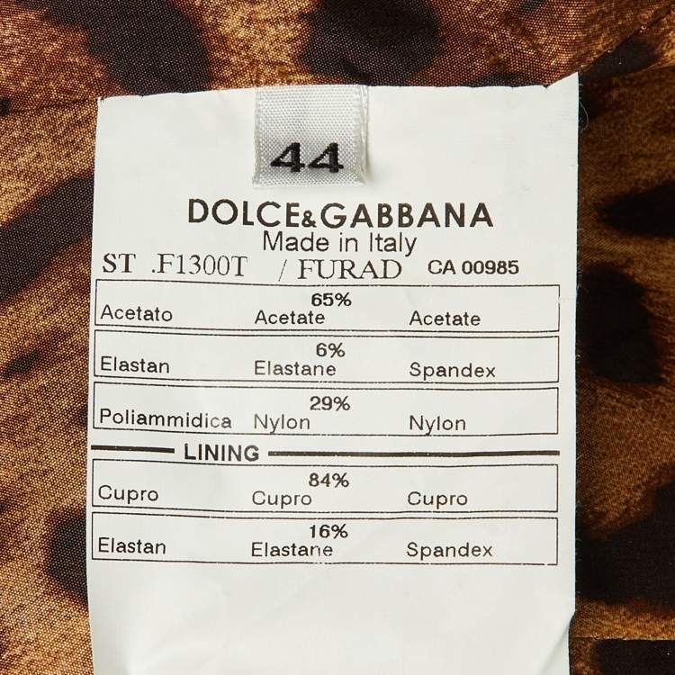 Pre Owned Dolce & Gabbana Black Satin Single Breasted Blazer M