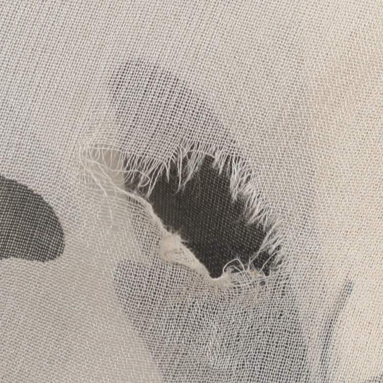 Pre Owned Dolce & Gabbana Beige Butterfly Print Chiffon Ruffled Layered Maxi Dress S