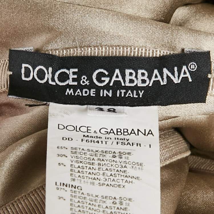 Pre Owned Dolce & Gabbana Blue Floral Print Silk Blend Halter Neck Mini Dress S