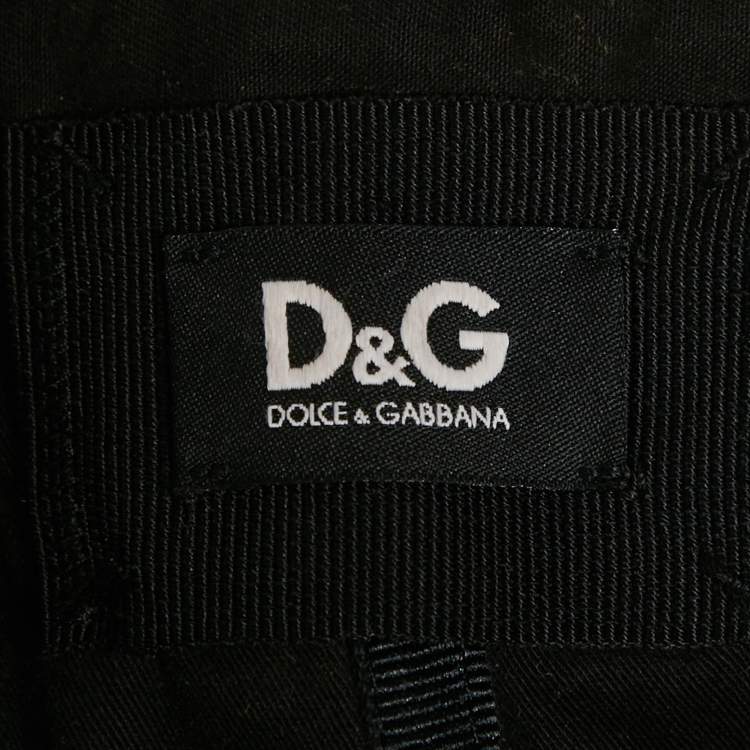 Pre Owned D&G Brown Suede Corset Top S