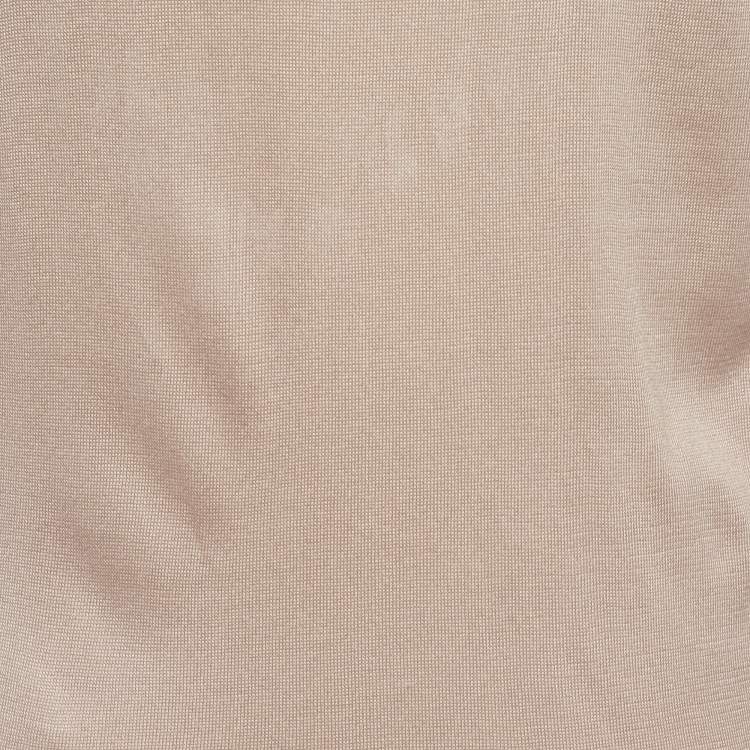 Pre Owned Dolce & Gabbana Pink Silk Knit Cardigan S