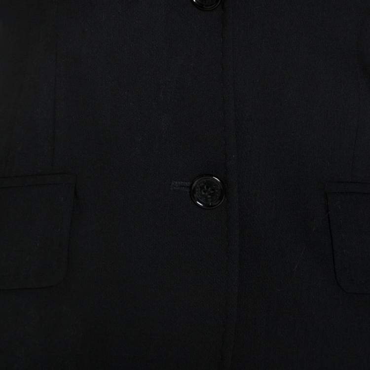 Pre Owned Dolce & Gabbana Black Wool Blazer S