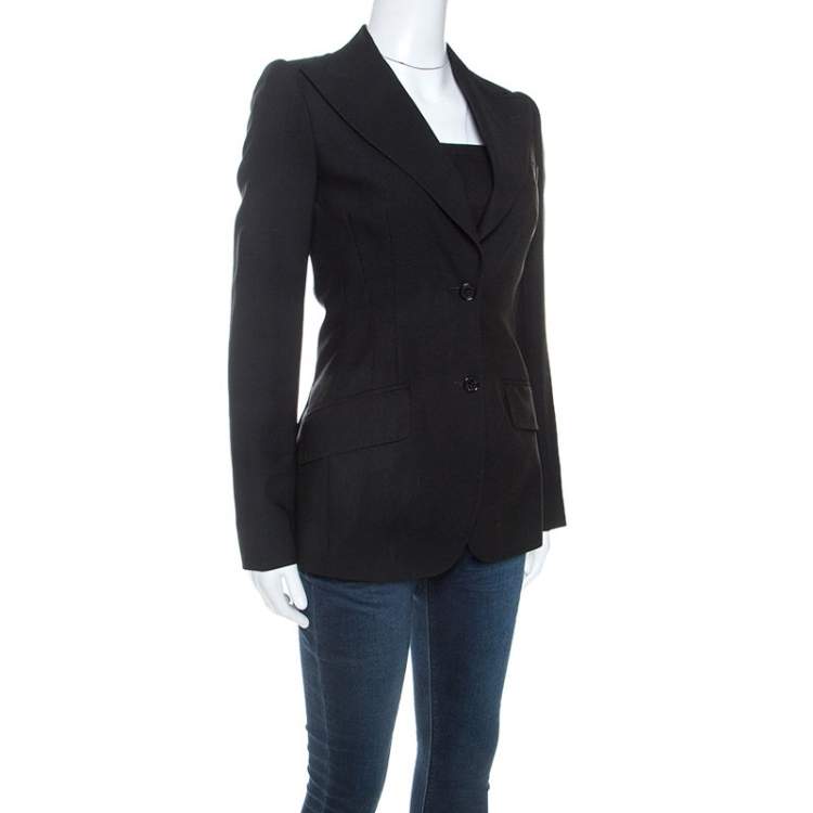 Dolce & Gabbana Black Wool Blazer S Dolce & Gabbana | TLC