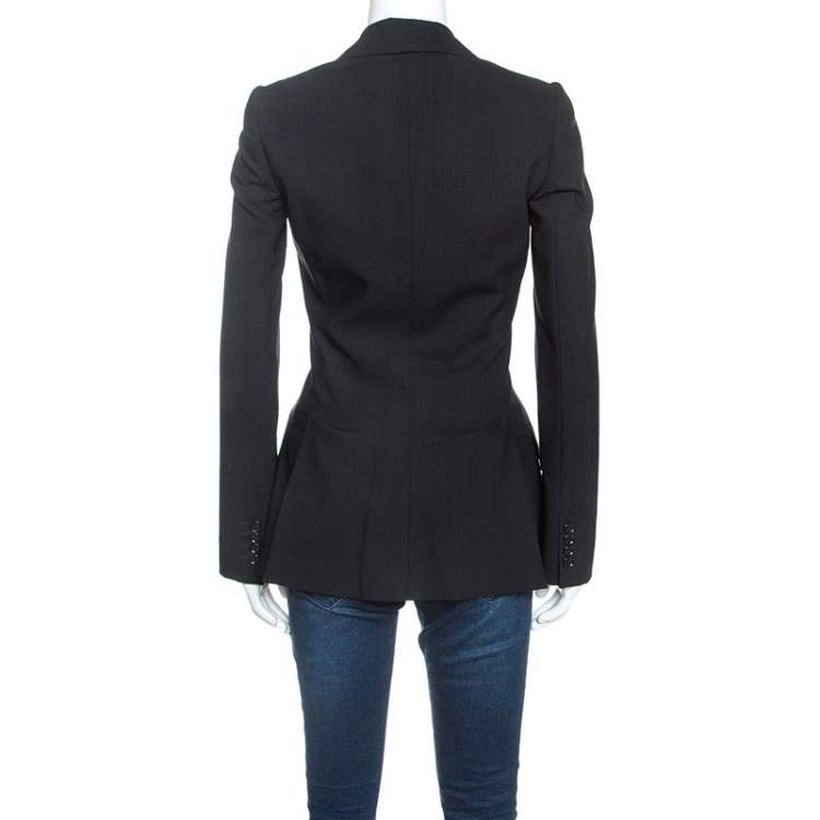 Pre Owned Dolce & Gabbana Black Wool Blazer S
