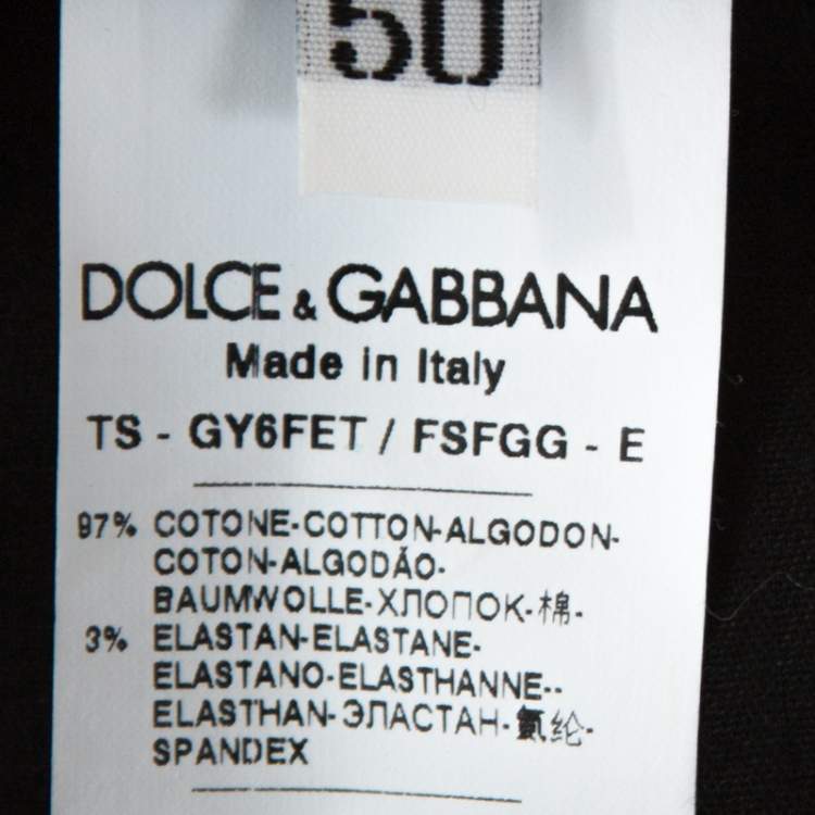 Pre Owned Dolce & Gabbana Multicolor Floral Printed Cotton Tapered Trousers XL 