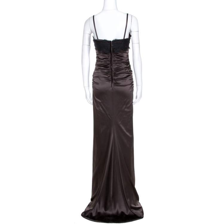 maxi dress ruched