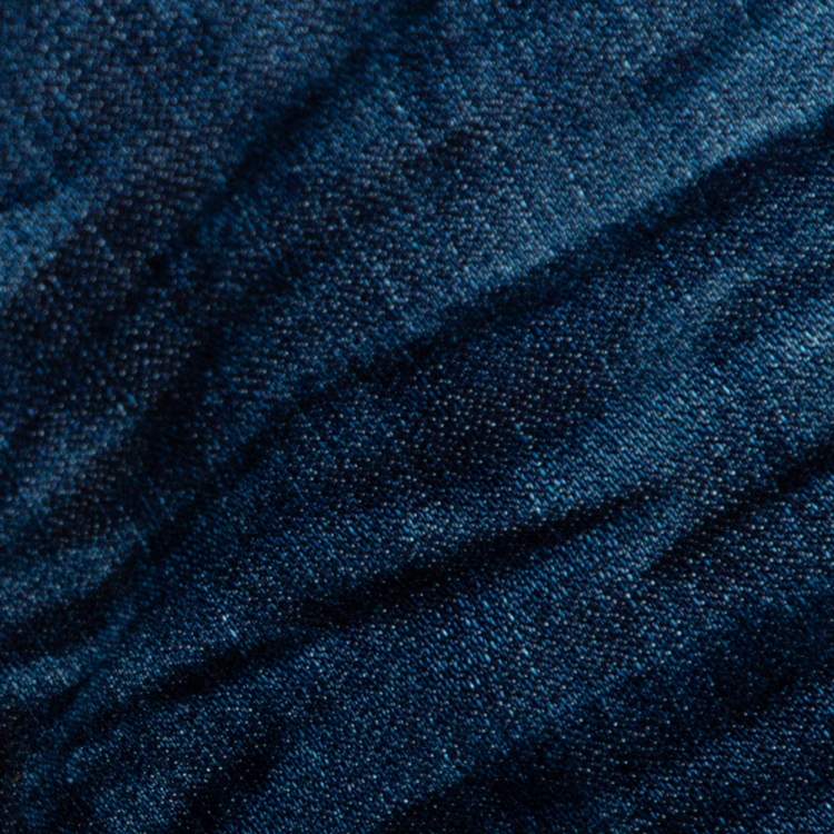 Pre Owned Dolce & Gabbana Indigo Medium Washed Denim Wide Leg Jeans L