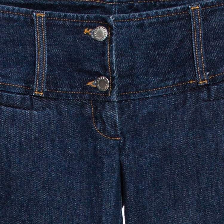 Pre Owned Dolce & Gabbana Indigo Denim Flared Jeans S