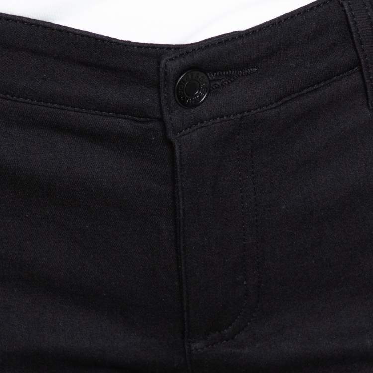 Pre Owned Dolce & Gabbana Black Denim Distressed Cute Fit Jeans L