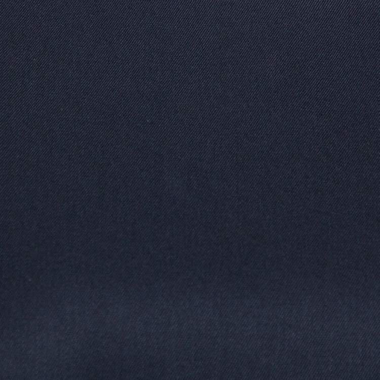 Pre Owned Dolce & Gabbana Navy Blue Wool Gabardine Shift Dress M