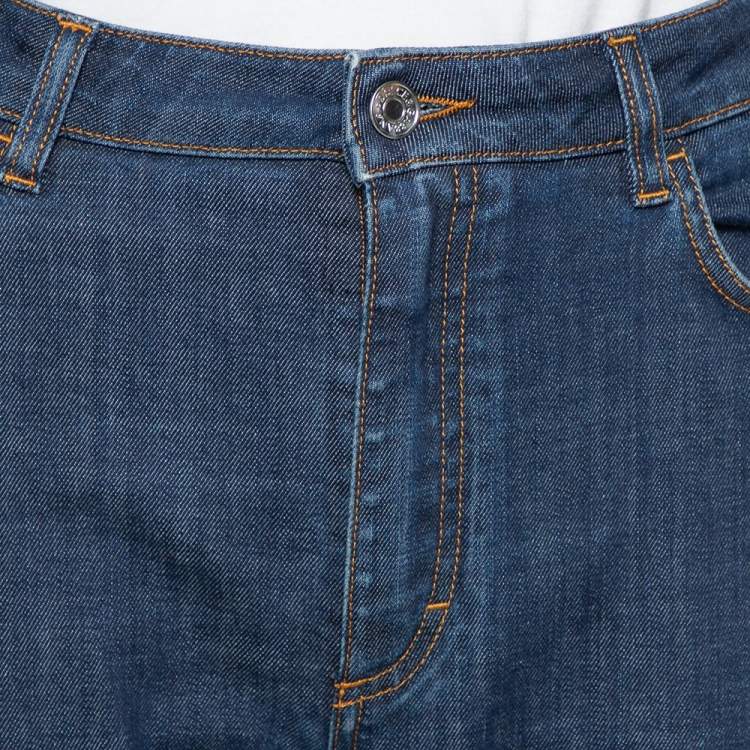 Pre Owned Dolce & Gabbana Navy Blue Denim Skinny Audrey Jeans L