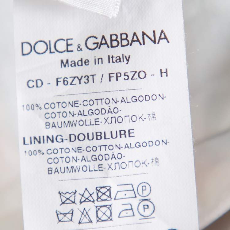 Pre Owned Dolce & Gabbana  Multicolor Maiolica Tile Print Cotton Sleeveless Midi Dress M