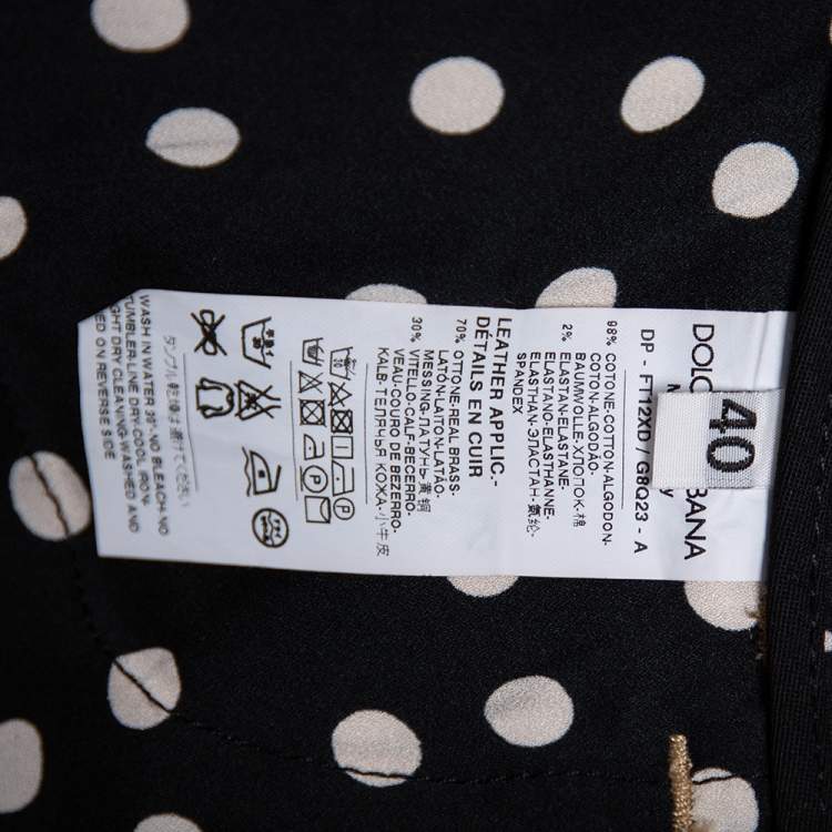 Pre Owned Dolce & Gabbana Beige Denim Cute Fit Jeans S