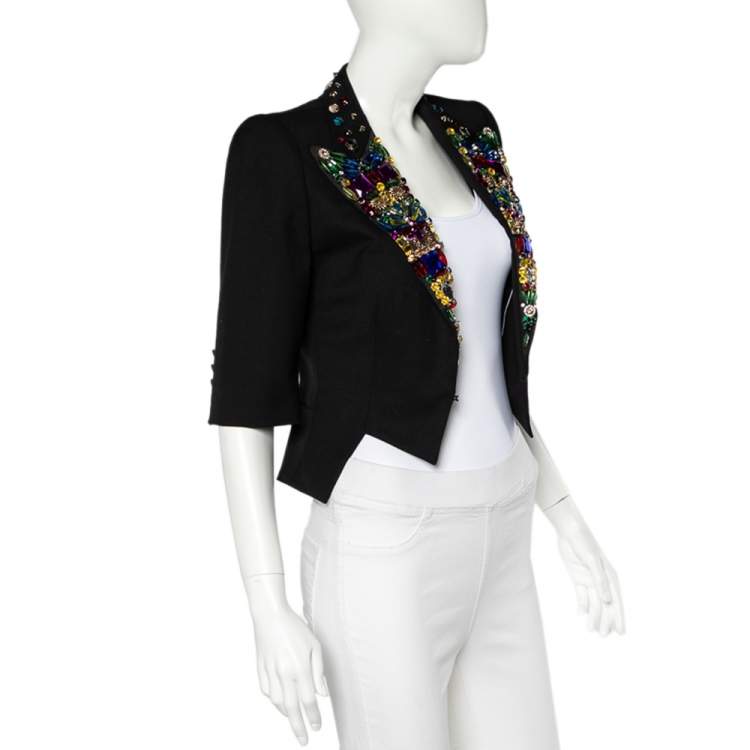 Dolce and on sale gabbana rhinestone jacket