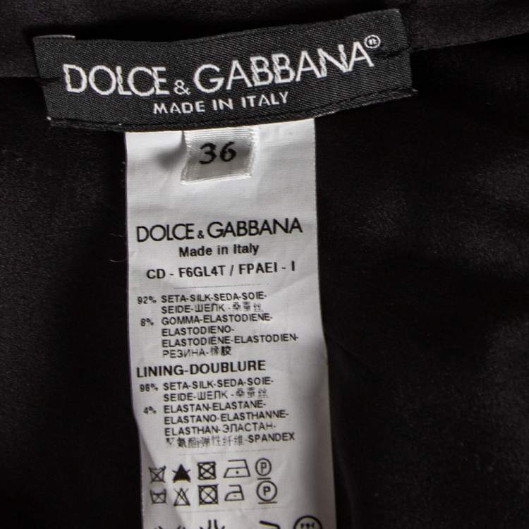 Pre Owned Dolce & Gabbana Multicolored Warrior Printed Silk Ruched Mini Dress XS