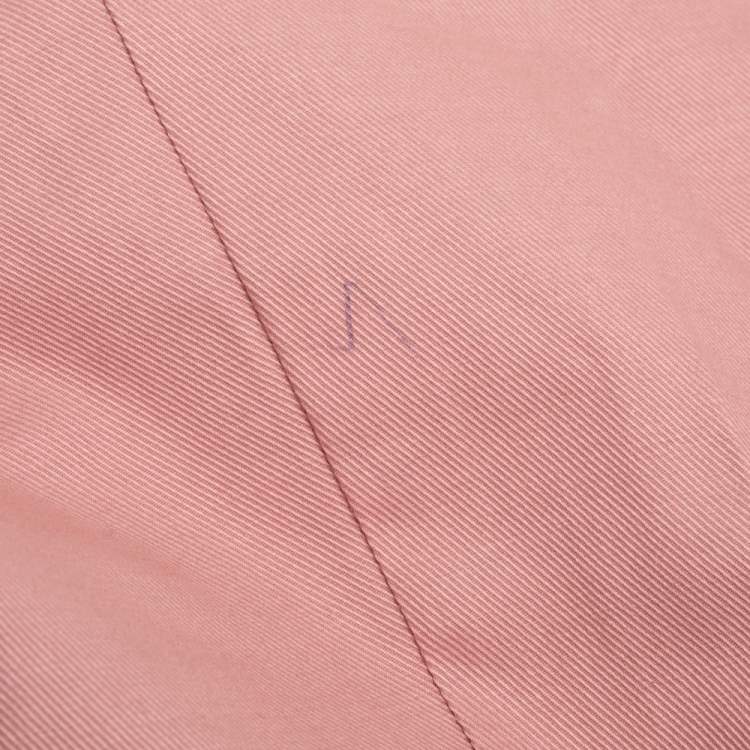 مملوكة مسبقًا Dolce & Gabbana Pink Cotton Straight Pants M