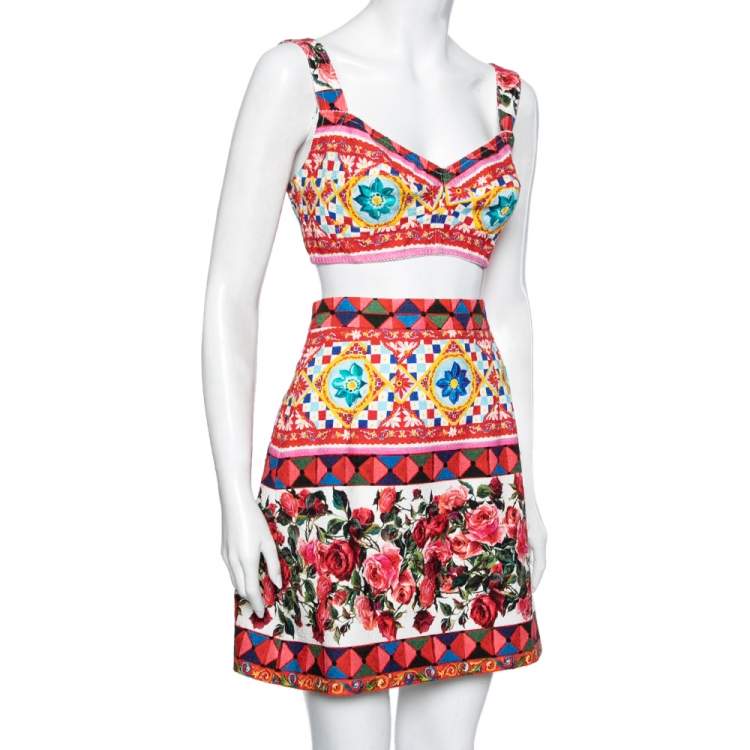 Dolce & Gabbana SILK SKIRT WITH CARRETTO PATTERN スカート Dolce & Gabbana Silk skirt with Caretto pattern | Women's