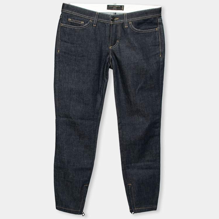 Pre Owned Dolce & Gabbana Blue Denim Jeans S