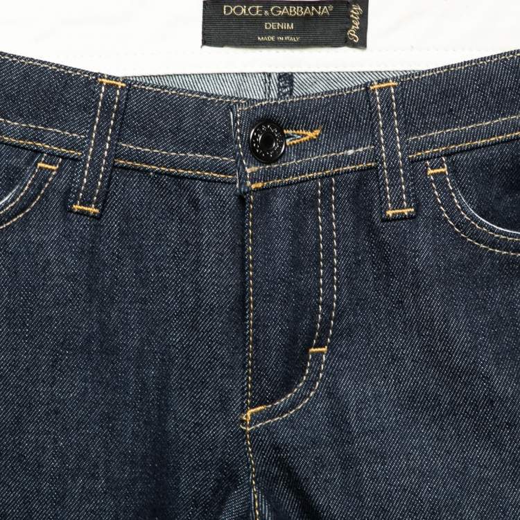 Pre Owned Dolce & Gabbana Blue Denim Jeans S
