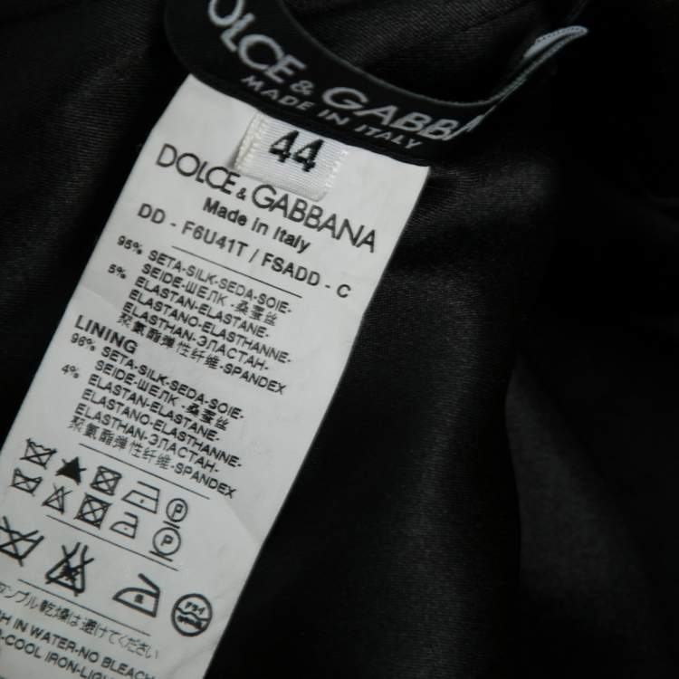 مملوكة مسبقًا Dolce & Gabbana Purple Animal Print Silk Ruched Sleeveless Dress M