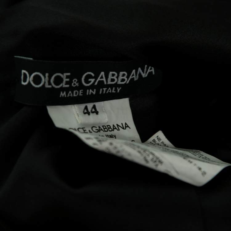 مملوكة مسبقًا Dolce & Gabbana Purple Animal Print Silk Ruched Sleeveless Dress M