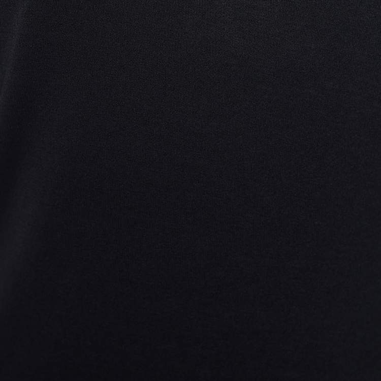 Pre Owned Dolce & Gabbana Black Cotton Embellished Tank Top M
