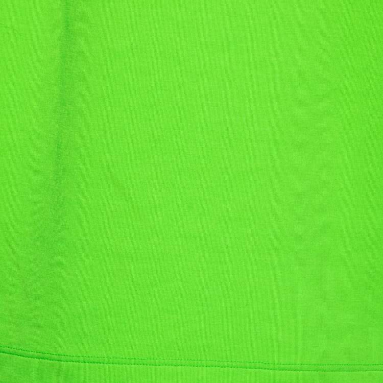 Pre Owned Dolce & Gabbana Green Knit DG Sequin Embellished Sleeveless Top M