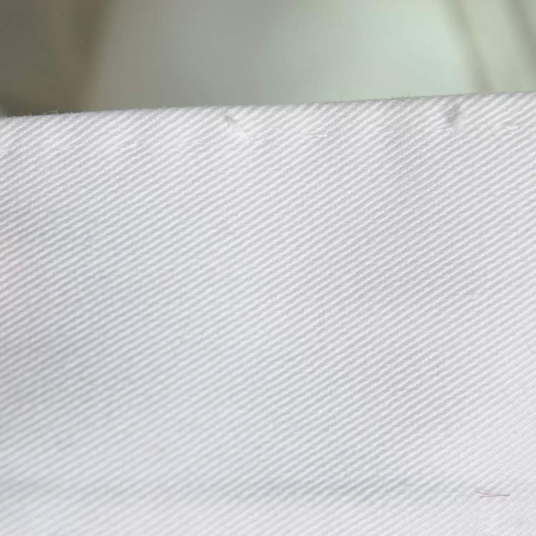 Pre Owned Dolce & Gabbana White Cotton Pleated Mini Skirt S