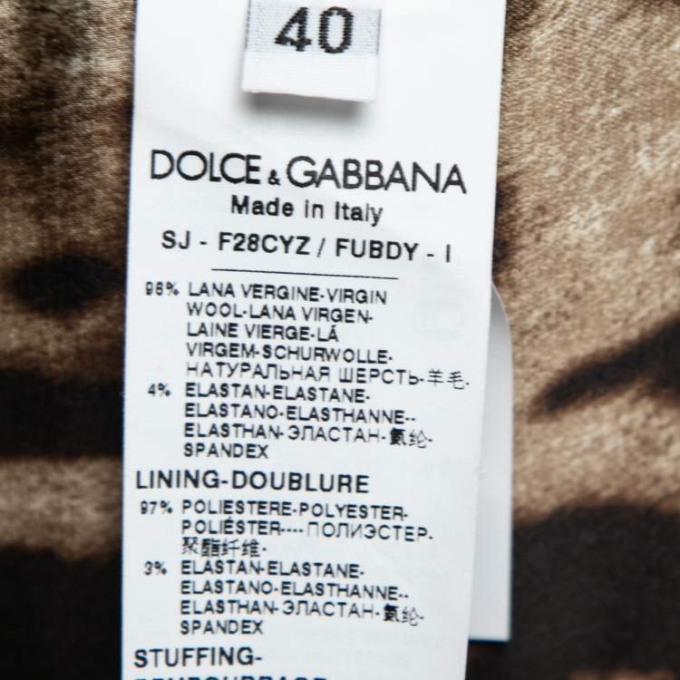 مملوكة مسبقًا Dolce & Gabbana Black Crepe Bow Detail Cropped Blazer S