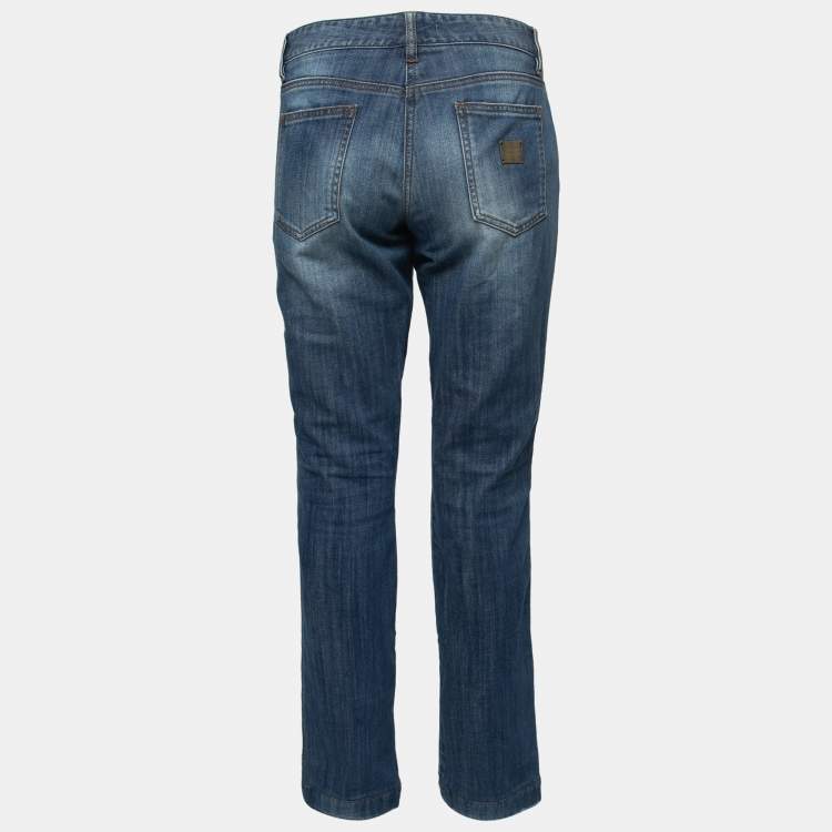 Pre Owned Dolce & Gabbana Blue Denim Jeans M Waist 32"