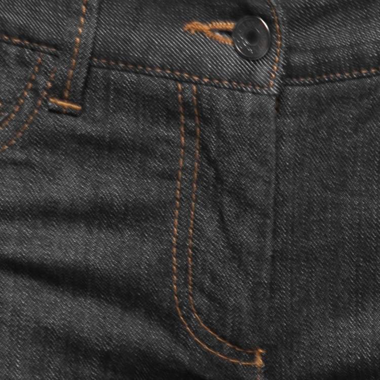 Pre Owned Dolce & Gabbana Black Denim Jeans M Waist 29"