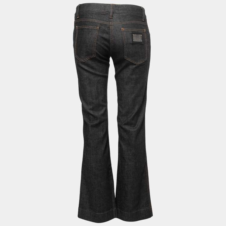Pre Owned Dolce & Gabbana Black Denim Jeans M Waist 29"