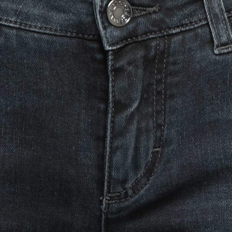 Pre Owned Dolce & Gabbana Grey Blue Denim Pretty Skinny Jeans M Waist 30"