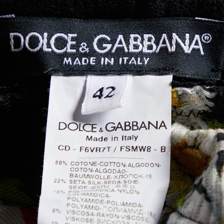 مملوكة مسبقًا Dolce & Gabbana Multicolor Daisy Printed Sleeveless Midi Dress M