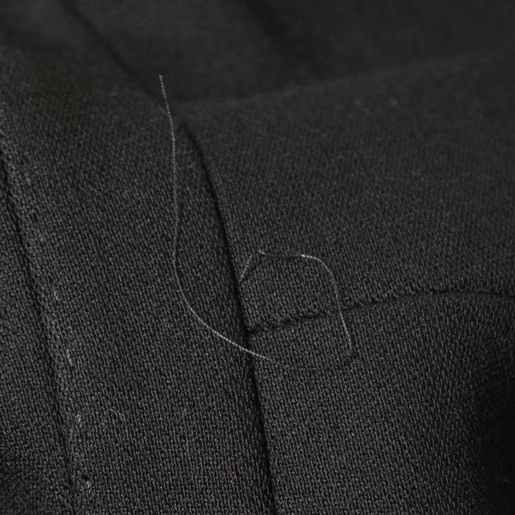 Pre Owned Dolce & Gabbana Black Wool Tailored Double-Breasted Blazer S