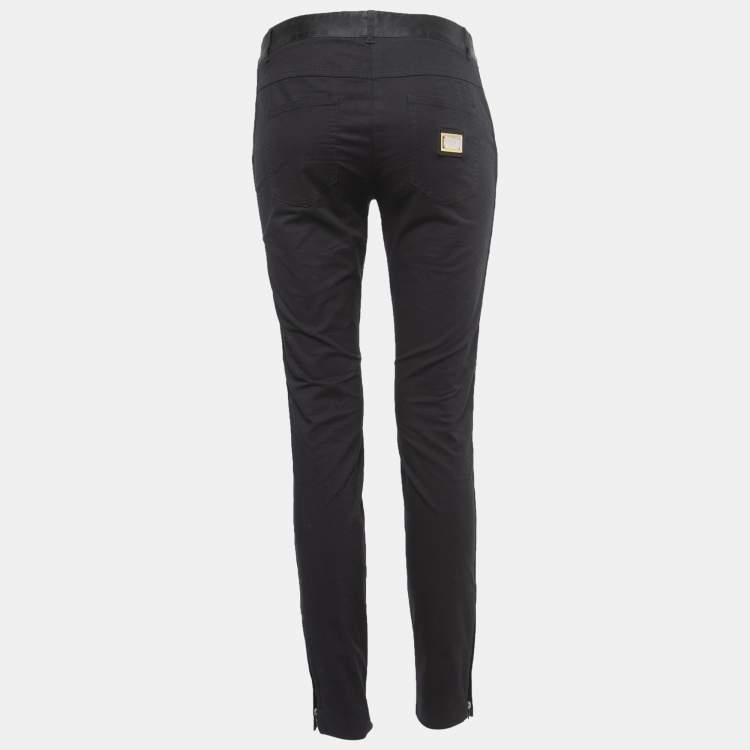 Zip-hem Pants - Black - Ladies